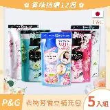 【P&G】ARIEL日本原裝進口消臭衣物芳香豆補充包5入組 (415ml五種款式任選/日本境內版)