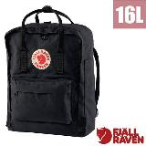 【瑞典 Fjallraven】小狐狸 Kånken 多功能輕量防潑水日用揹包/23510-550 黑