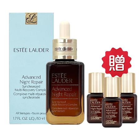 [買一送三] 雅詩蘭黛 特潤超導全方位修護露(50ml) + EST雅詩蘭黛 特潤超導全方位修護露(7ml)*3