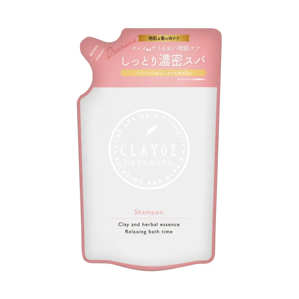 【CLAYGE】海泥洗髮精D系列(深層修護) 補充包400ml