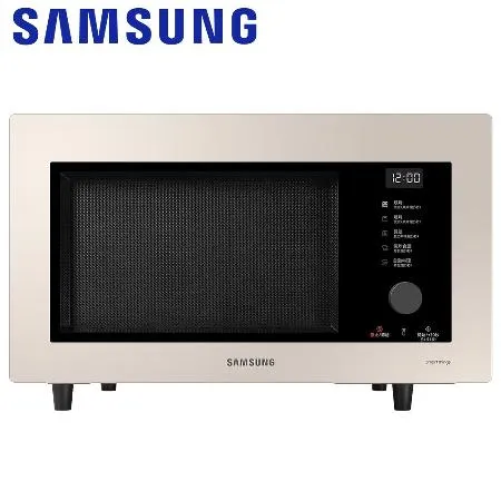 SAMSUNG三星 BESPOKE設計品味系列32L智慧美型微波烤爐(杏色米) MC32B7378KF/TW