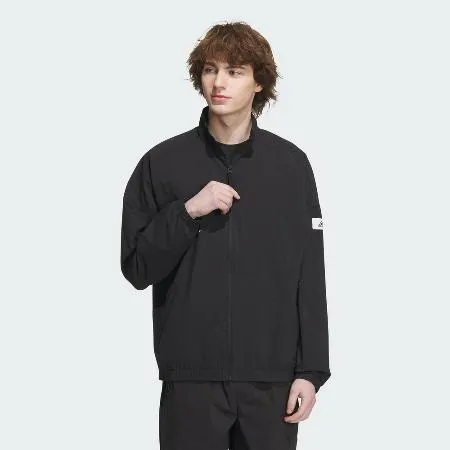 【ADIDAS】 ST WVJKT 男休閒外套-黑-IP4951