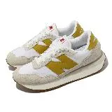 New Balance 休閒鞋 237 男鞋 女鞋 麂皮 復古 米白 土黃 情侶鞋 NB MS237CS-D