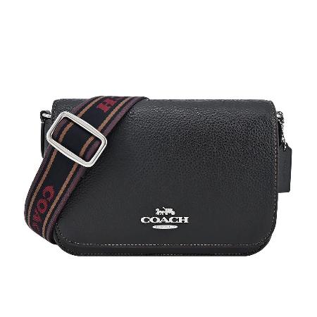 COACH
荔枝皮革翻蓋郵差包