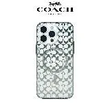 【COACH】iPhone 15系列 MagSafe 精品手機殼 軍綠經典大C