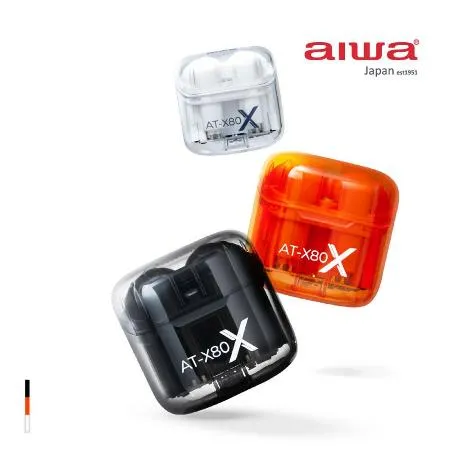 AIWA 愛華 ENC環境降噪 真無線藍牙耳機 AT-X80X