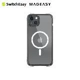 SwitchEasy ALOS M iPhone 15 6.1吋 超軍規防摔透黑保護殼(支援MagSafe)