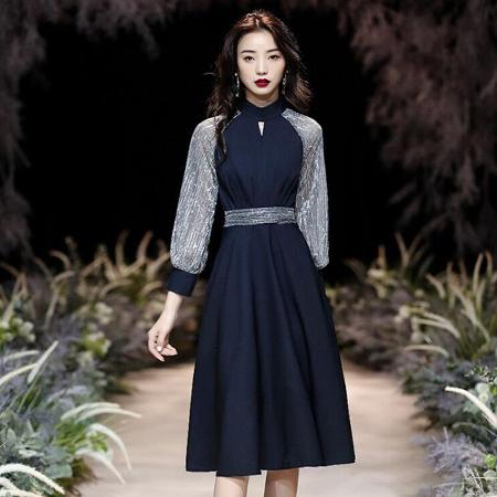 韓國KW
高冷個性織蔥高磅洋裝