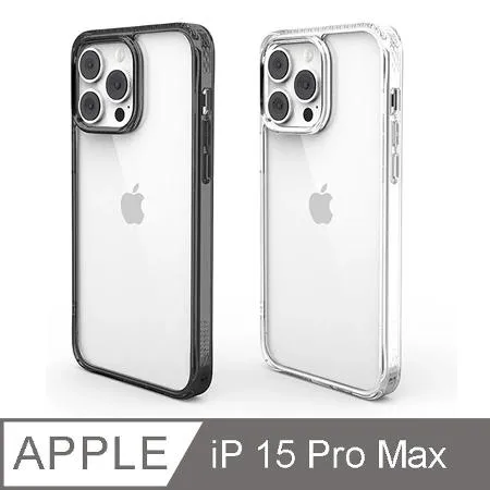 OVERDIGI iPhone 15 Pro Max 蜂巢晶格雙料軍規防摔透明殼