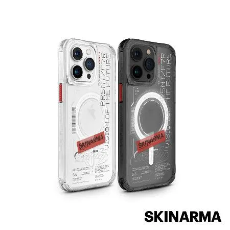 Skinarma iPhone 15 Pro Max Orion未來科技磁吸防摔手機殼 附扣具