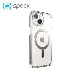 Speck Perfect Clear MagSafe iPhone 15 6.1吋 磁吸透明防摔殼-銀色