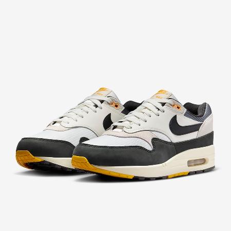 NIKE】 AIR MAX 1 男休閒鞋-灰黃-FN7487133 運動鞋氣墊科技舒適度設計