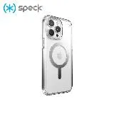 Speck Perfect Clear MagSafe iPhone 15 Pro 6.1吋 磁吸透明防摔殼-銀色