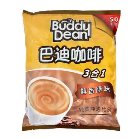 【美味大師】Buddy dean巴迪三合一咖啡-醇香原味(15gx50包入)(箱購優惠組10包/原價$2190/超值8折)