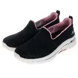 SKECHERS 女鞋 健走系列 GOWALK ARCH FIT 寬楦 粉紅絲帶限定款 - 896263WBKPK