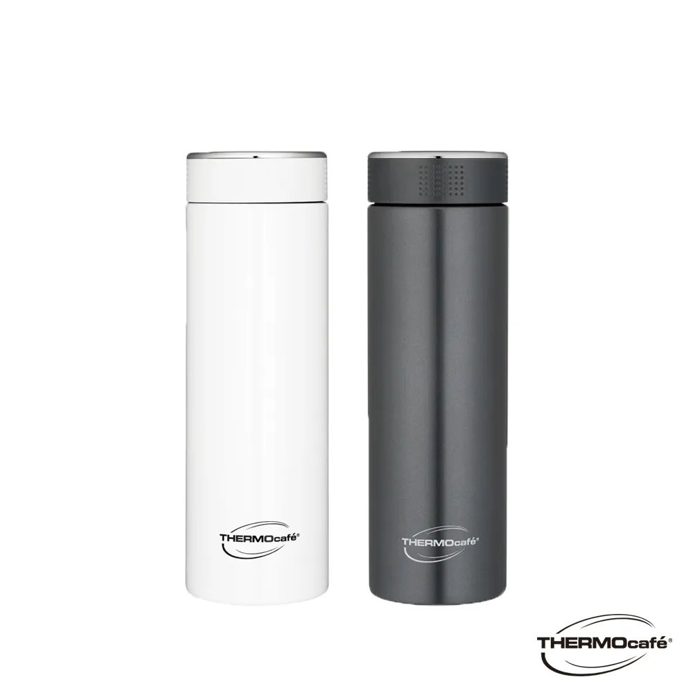【THERMOcafe凱菲】不鏽鋼陶瓷塗層保溫杯350ml(TCCA-350S)