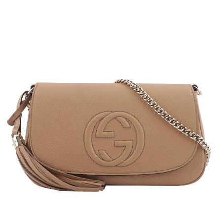 GUCCI
流蘇牛皮翻蓋二用包