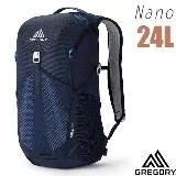 【GREGORY】 NANO 24 多功能休閒後背包/平板電腦隔間.減壓透氣背板/146837-D243 亮海軍藍