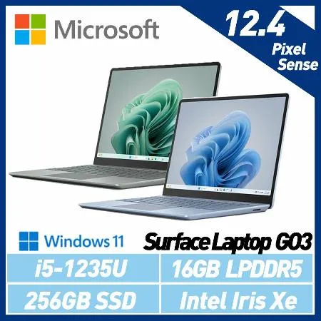 Microsoft 微軟 Surface Laptop GO3 12.4吋 i5/16G/256G/Win11 觸控筆電