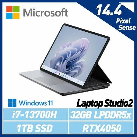 Microsoft 微軟 Surface Laptop Studio2 14吋 i7/32G/1TB 觸控筆電