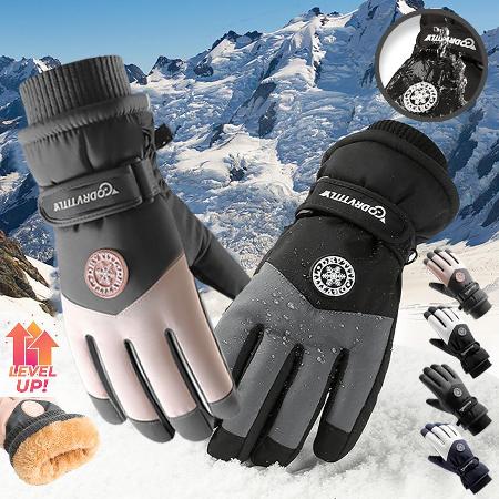 【Reddot 紅點生活】時尚厚絨全止滑防潑水手套