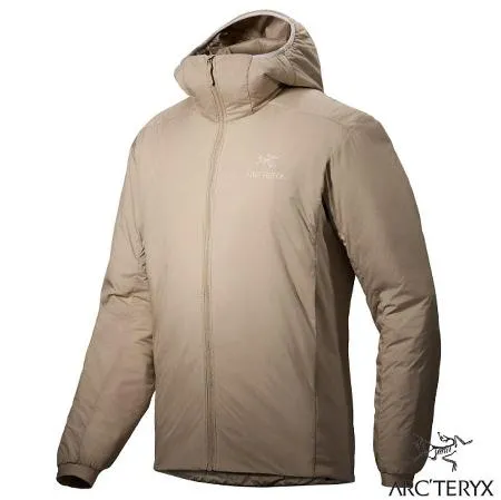 【ARCTERYX 始祖鳥】男 Atom 輕量抗水耐磨纖維保暖外套(僅370g) X000007487 煙燻棕