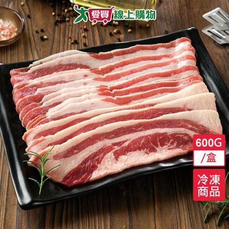 美國上選牛胸腹肉火鍋片600G/盒