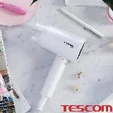 【TESCOM】BID48TW 輕巧雙電壓負離子吹風機 白色 原廠保固 雙電壓 海外適用