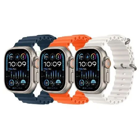 Apple Watch Ultra 2 (GPS + 行動網路) 49mm 鈦金屬錶殼/海洋錶帶 智慧手錶