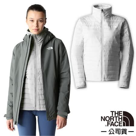 The North Face 女
3效能防水透氣防風耐磨連帽二件式外套
