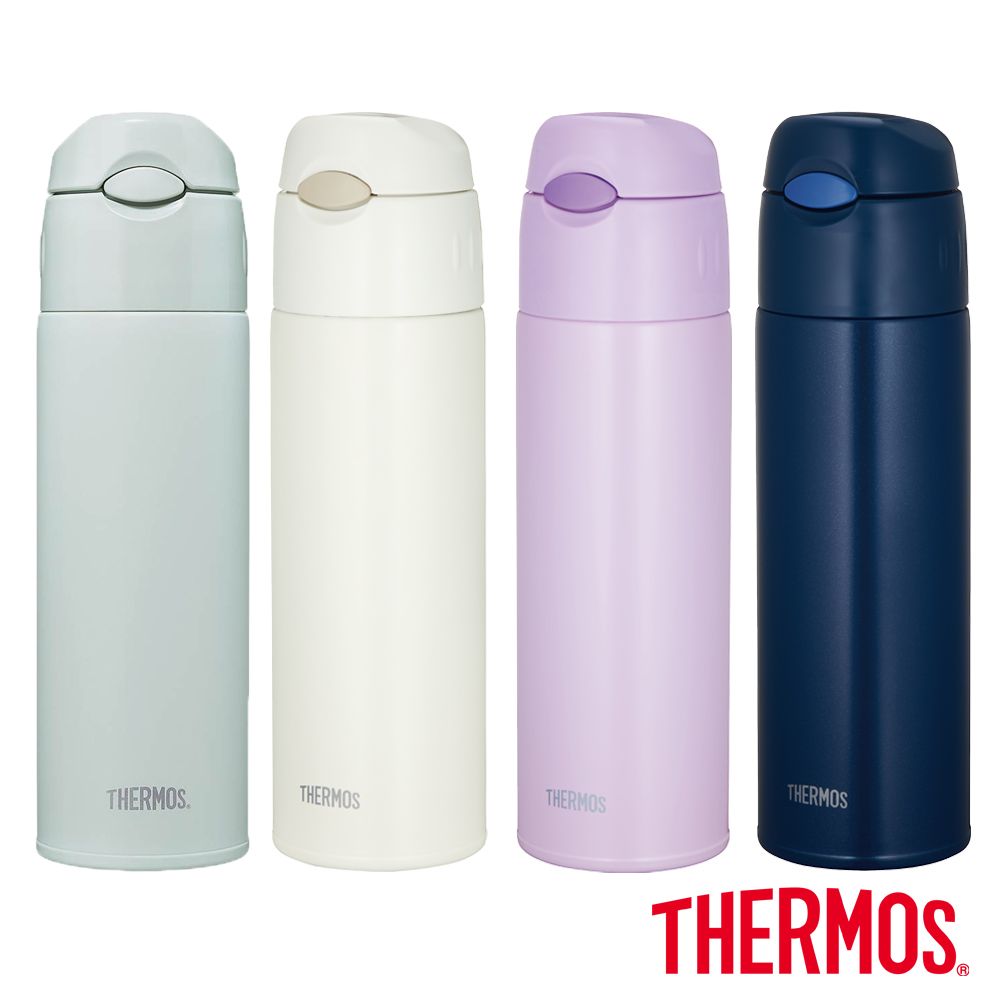 【THERMOS膳魔師】不鏽鋼彈蓋吸管設計真空保溫瓶550ml(FHL-551)