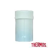 【THERMOS膳魔師】不鏽鋼秘境藍大口徑真空保溫杯食物燜燒罐500ml(JBN-500-GBL)