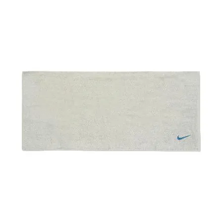 Nike 毛巾 Solid Core Towel 灰 藍 運動毛巾 戶外 純棉 刺繡 小勾 N100154105-0NS