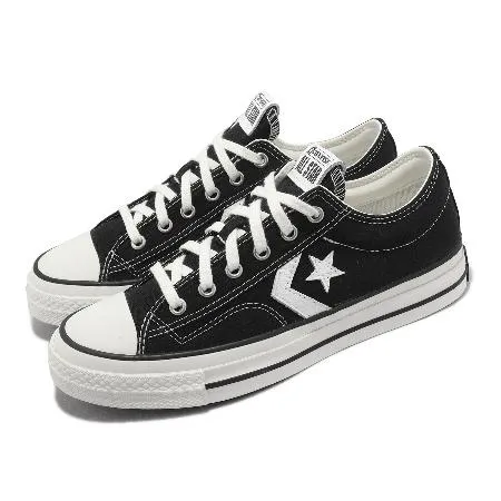 Converse 帆布鞋 Star Player 76 Low 男鞋 女鞋 黑 白 復古 休閒鞋 低筒 匡威 A01607C