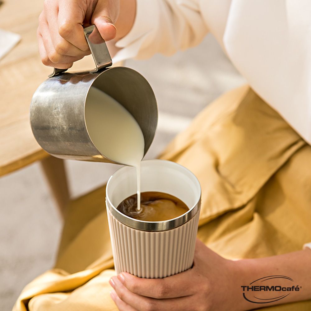 【THERMOcafe凱菲】不鏽鋼陶瓷塗層保溫杯450ml(TCCS-450S)
