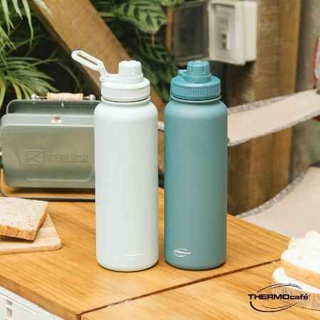 【THERMOcafe凱菲】不鏽鋼彈蓋直飲真空保溫瓶1200ml(TCSB-1200)