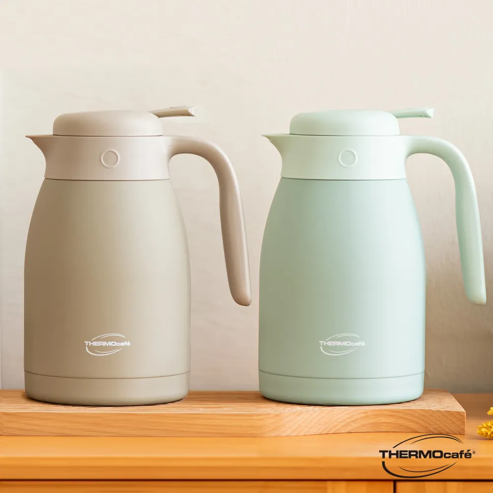 【THERMOcafe凱菲】不鏽鋼真空保溫壺1500ml(TCTP-1500)