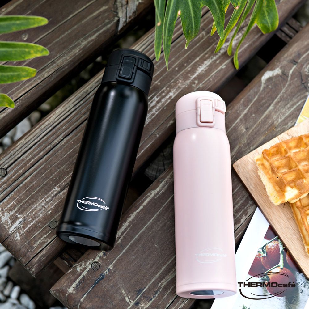 【THERMOcafe凱菲】不鏽鋼彈蓋真空保溫瓶480ml(TCVS-480)