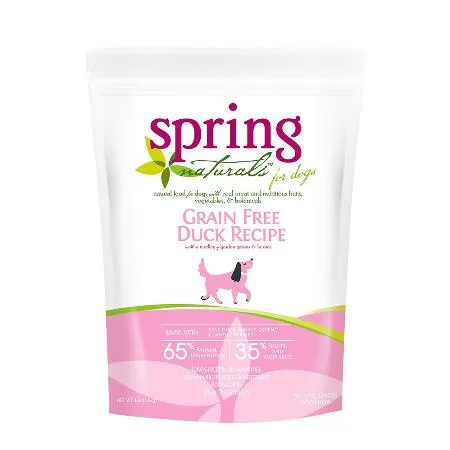 【Spring Naturals 曙光】無穀滋養鴨肉 全齡犬 天然寵物食譜  狗飼料 狗糧_4LB