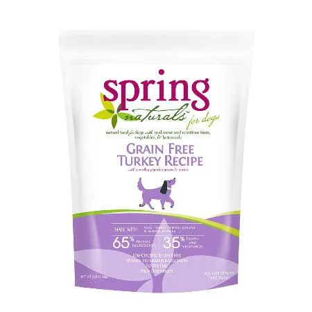 【Spring Naturals 曙光】無穀滋養火雞肉 全齡犬 天然寵物食譜 狗飼料 狗糧_4LB