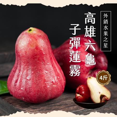 【初品果】高雄六龜子彈蓮霧禮盒4斤x1盒_大果14-16顆