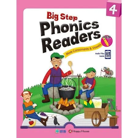 Big Step Phonics Readers 4(附全書音檔QR[9折] TAAZE讀冊生活8381977