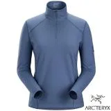 【ARCTERYX 始祖鳥】女 Rho LT Zip Neck 彈性透氣登山健行保暖排汗衣/X000006295 月光藍