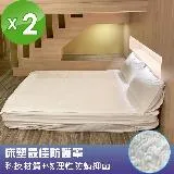 【SOFBED】台灣製平面式防水保潔墊(5X6.2尺)2入組