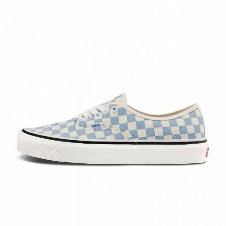 VANS Authentic 44DX  奶藍米藍 棋盤格 百搭休閒帆布鞋 26CM VN0A54F241J