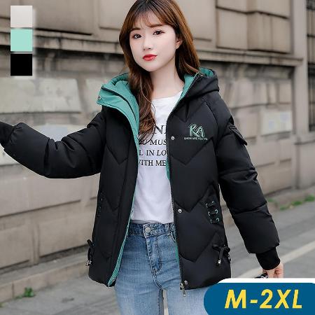 俏可時尚
連帽撞色羽棉保暖外套