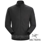 【加拿大 ARC'TERYX 始祖鳥】男款 Covert Cardigan 羽量級類羊毛抗菌排汗透氣保暖刷毛外套24089黑灰