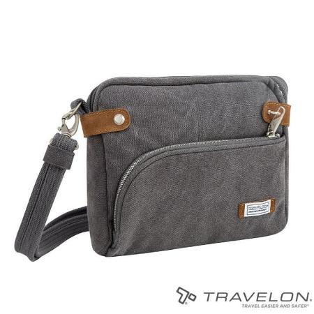 美國 Travelon
防盜復古側肩包