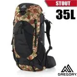 【美國 GREGORY】STOUT 35 專業健行登山背包(35L_附全罩式防雨罩)/126871-9865 岩紋迷彩