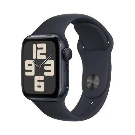 Apple Watch SE2 GPS 40mm 午夜色鋁金屬錶殼/午夜色運動型錶帶 智慧手錶